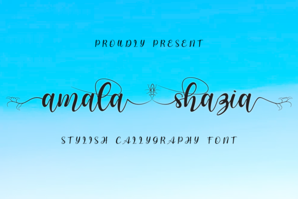 Amala Shazia: A Romantic Script Font for Digital Branding
