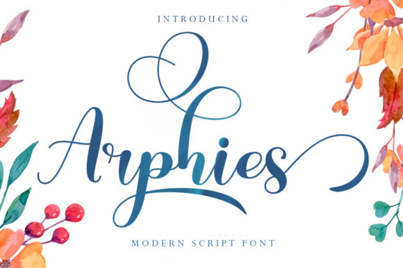 Arphies: The Elegant Script Handwritten Font for Modern Design