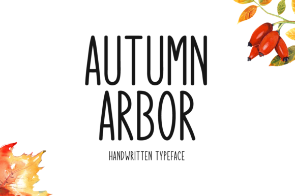 Autumn Arbor: The Perfect Handwritten Font for Small Business Branding