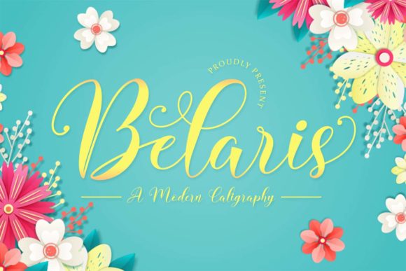 Belaris: An Elegant Script Handwritten Font for Modern Branding