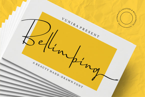 Bellimbing: The Elegant Handwritten Font for Modern Campaigns