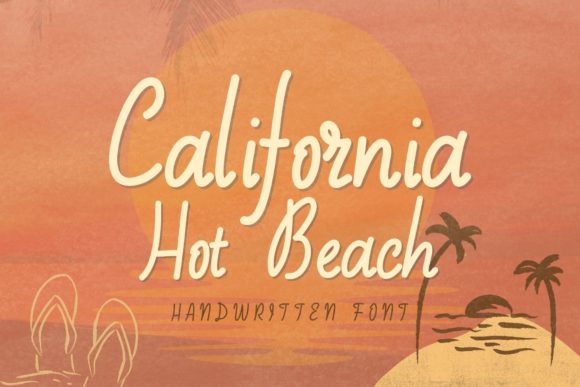 California Hot Beach: The Sweet Handwritten Font for Bold Campaigns