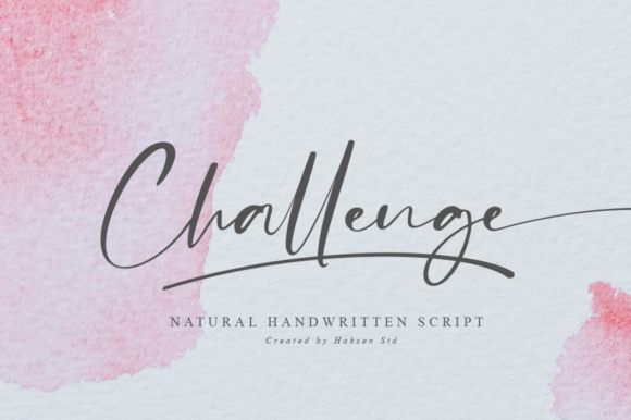 Challenge: The Elegant Handwritten Font for Editorial Design