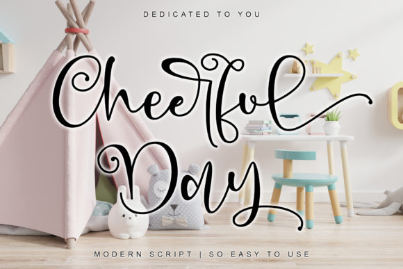 Cheerful Day: The Elegant Script Handwritten Font for Modern Branding
