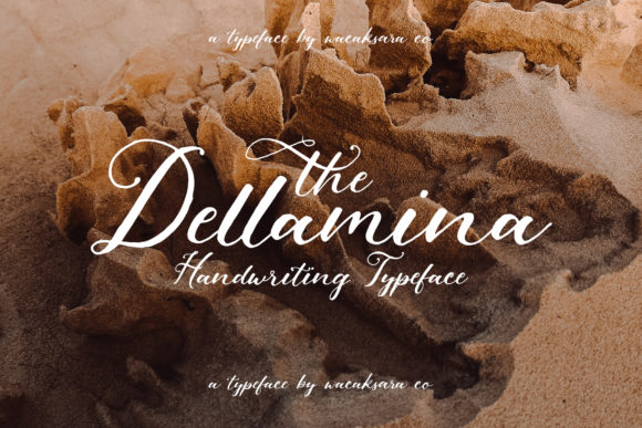 Dellamina: The Handwritten Typeface for Distinct Campaigns