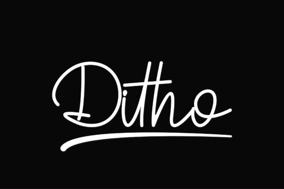 Ditho: The Sweet Handwritten Font for Creative Branding