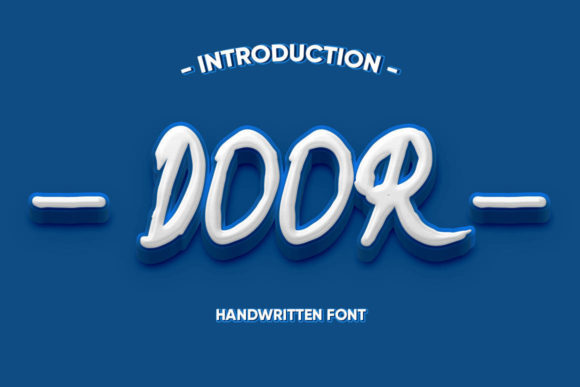 Door Font Review: A Handwritten Typeface for Campaign Design