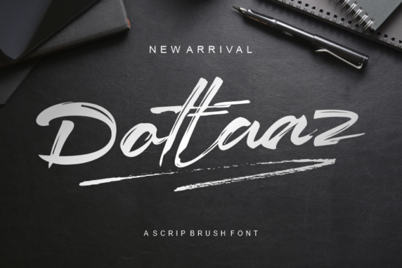 Dottaaz: The Brush Script Typeface for Modern Editorial Design