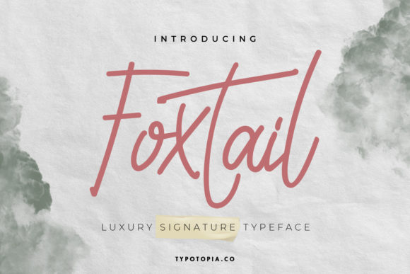Foxtail Free Download: The Ultimate Script Handwritten Font