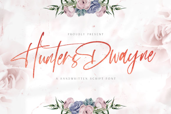 Hunthers Dwayne: The Delicate Script Handwritten Font for Elegant Branding