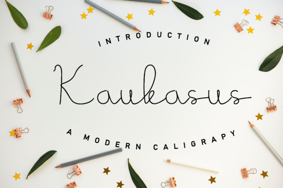 Kaukasus: The Handwritten Font for Authentic Brand Identity