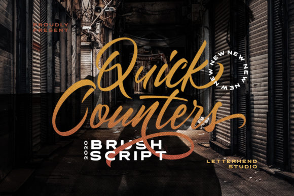 Quick Counters: The Sweet Handwritten Font for Your Next Design