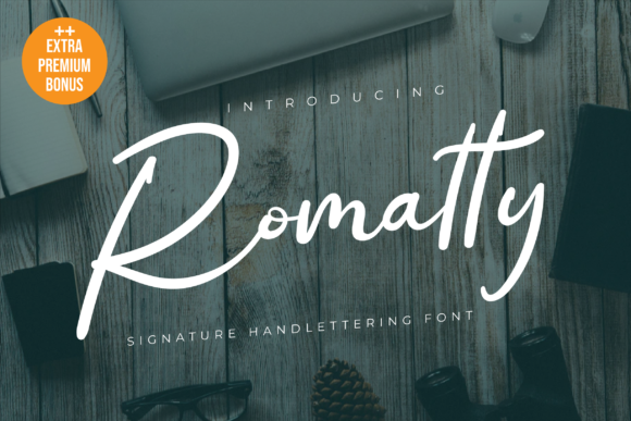 Romatty: The Elegant Script Handwritten Font for Editorial Design