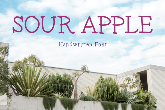 Sour Apple Handwritten Font for Web Design and Brand Identity