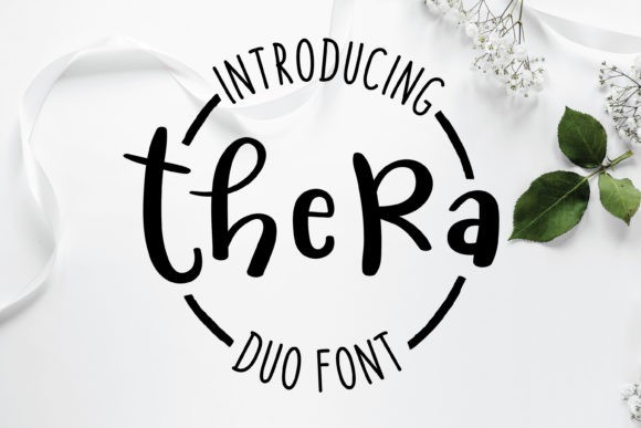 Thera: A Flowing Handwritten Font for Elegant Digital Branding