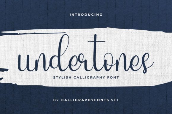 Undertones: The Elegant Script Handwritten Font for Your Craft Projects