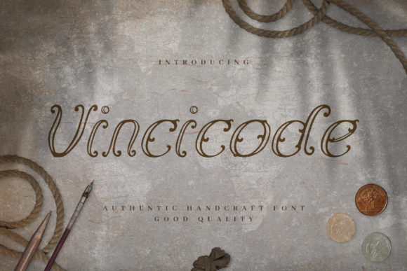 Vincicode Script Handwritten Font for Modern Branding